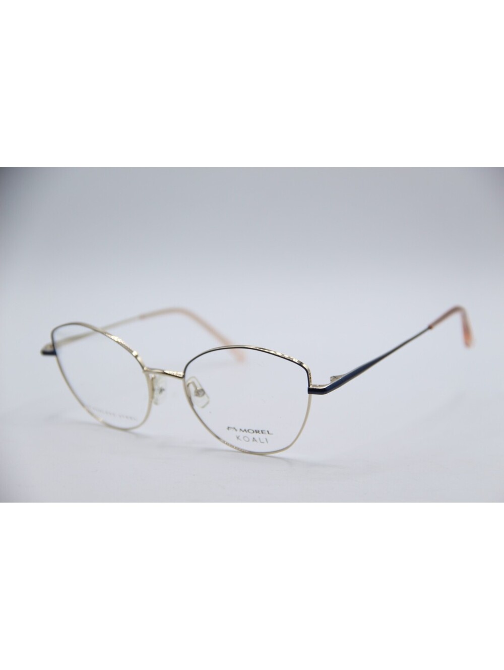 Morel 20078K Bd09 Peach Gold Blue Authentic Eyeglasses 54-18-140